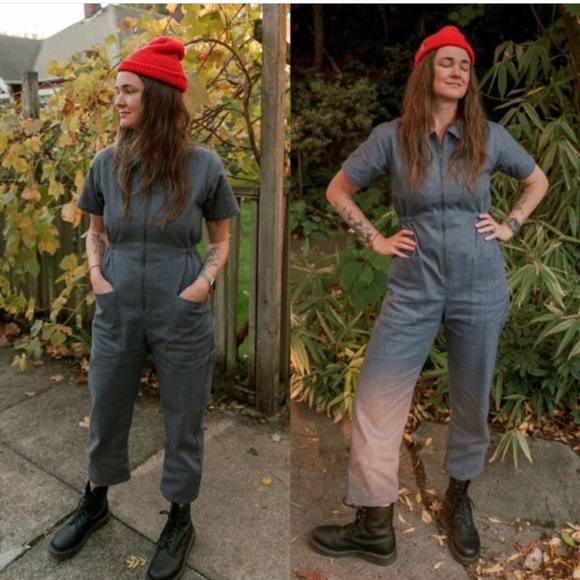 Noble Pants - Noble Denim Utility Jumpsuit